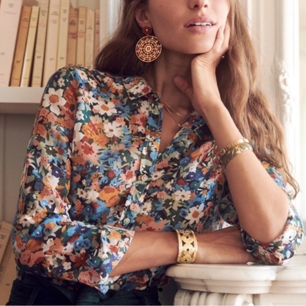 Sezane Pierro Shirt Fall Flowers - 34